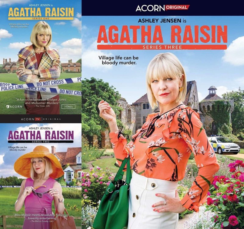 agatha raisin 1 3 dvd set dvds blu ray discs 054961275892 23382194651307