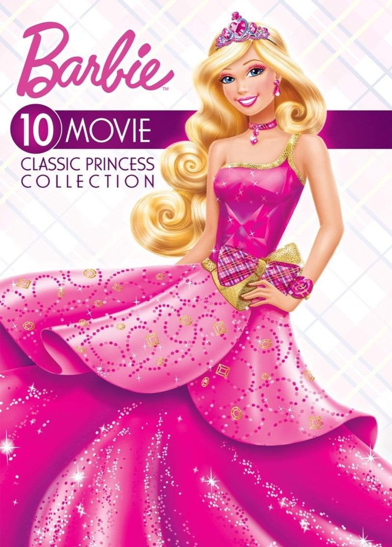 barbie 10 movie classic princess collection dvds blu ray discs 191329026076 23353059213483