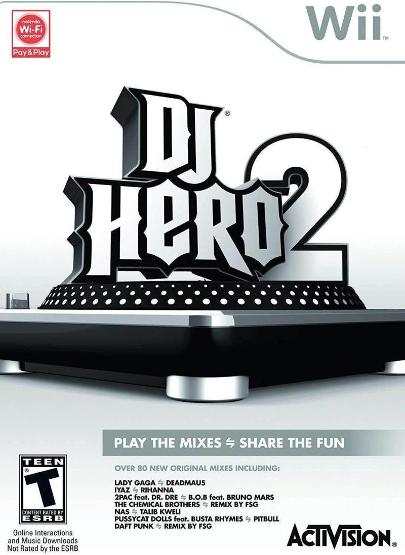 dj hero 2 for nintendo wii nintendo wii game 3257905840164