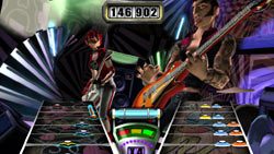 Multiplayer action in Guitar Hero II