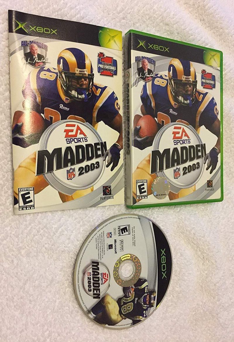 madden nfl 2003 xbox 12482060582948