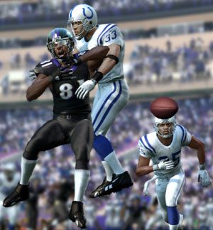 Battle for the ball in the secondary from Madden NFL 11