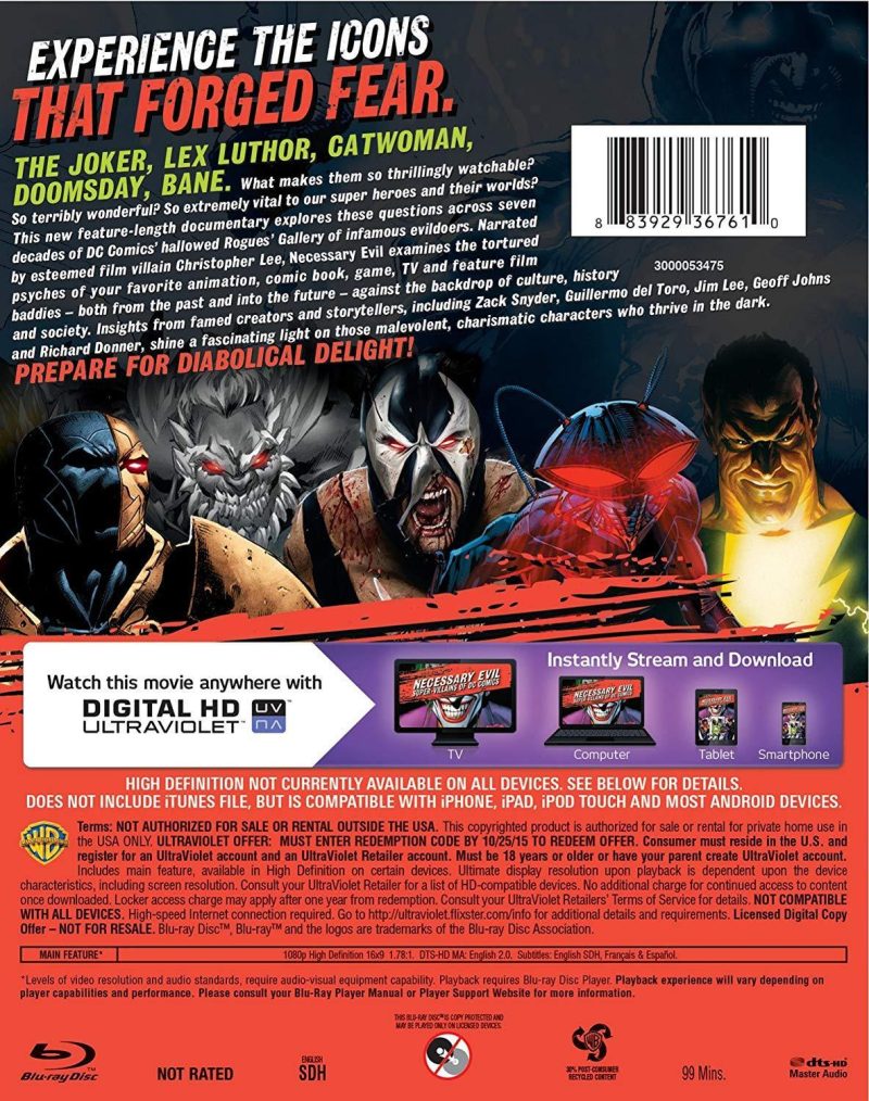 necessary evil super villains of dc comics on blu ray dvds blu ray discs dvds 5061044437028