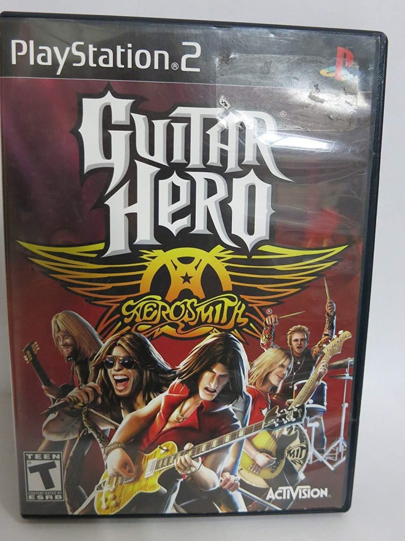 ps2 guitar hero aerosmith playstation 2 12907319918628