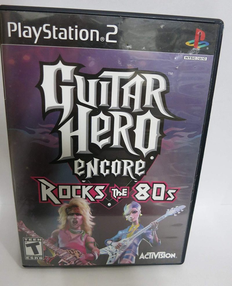 ps2 guitar hero encore rocks the 80 s playstion 2 12907366940708