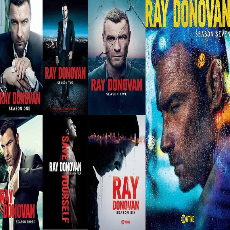 ray donovan tv series seasons 1 7 dvd set dvds blu ray discs dvds 032429255532 23108931223723