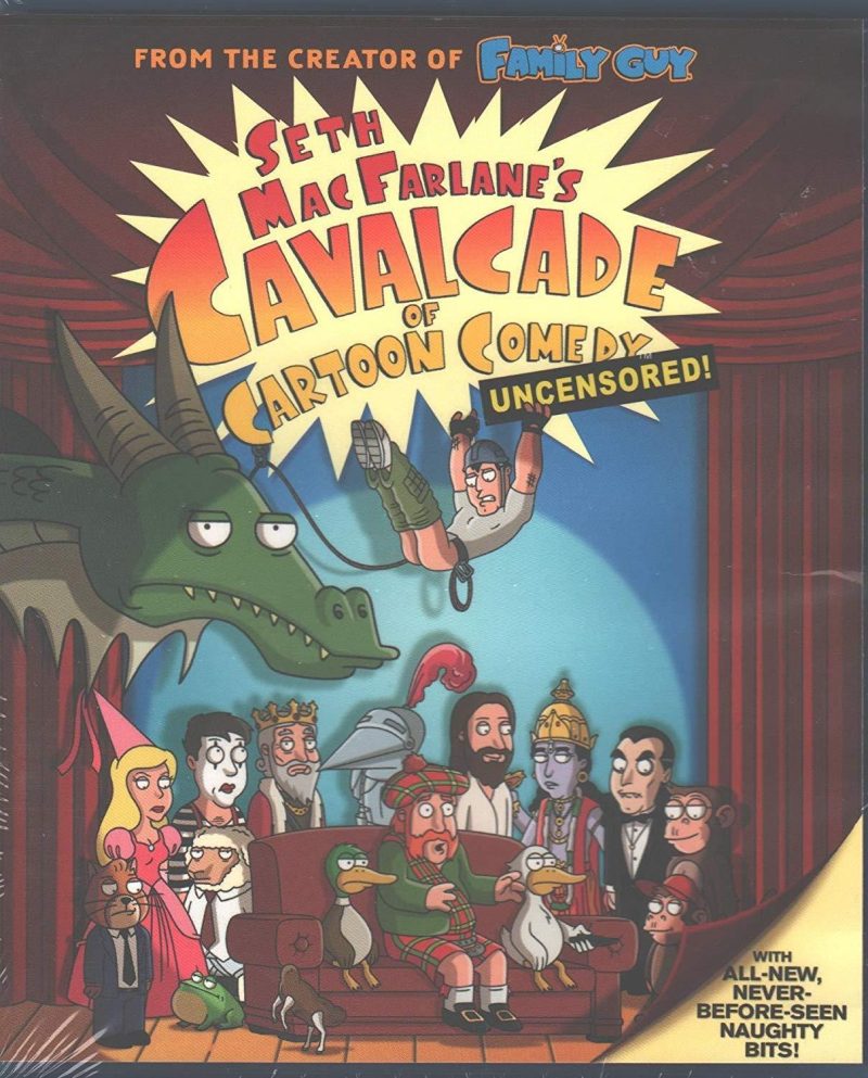 seth macfarlane s cavalcade of cartoon comedy uncensored on blu ray dvds blu ray discs blu ray discs 5060871815204