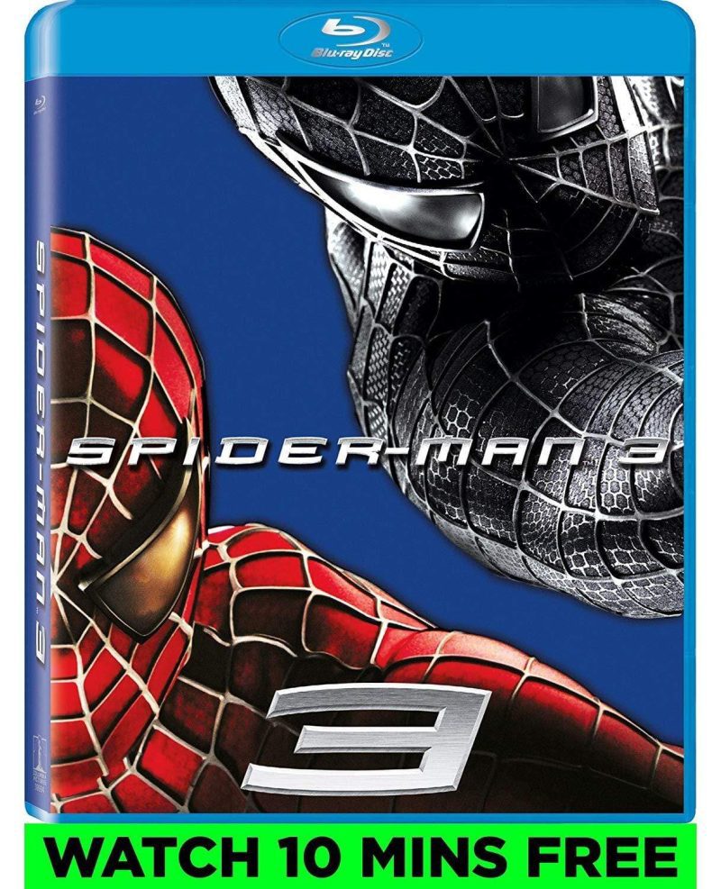 spider man 3 on blu ray 12904634875940