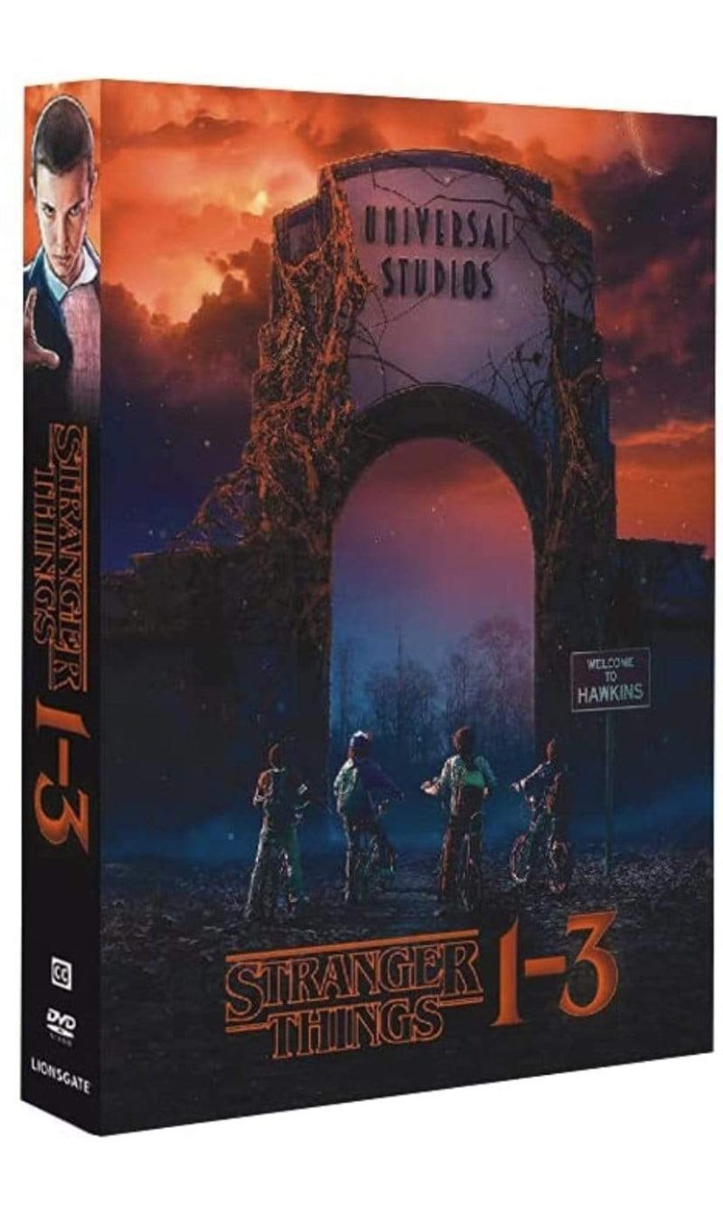 stranger things tv series seasons 1 3 dvd set dvds blu ray discs 0031398273301 30011845968043