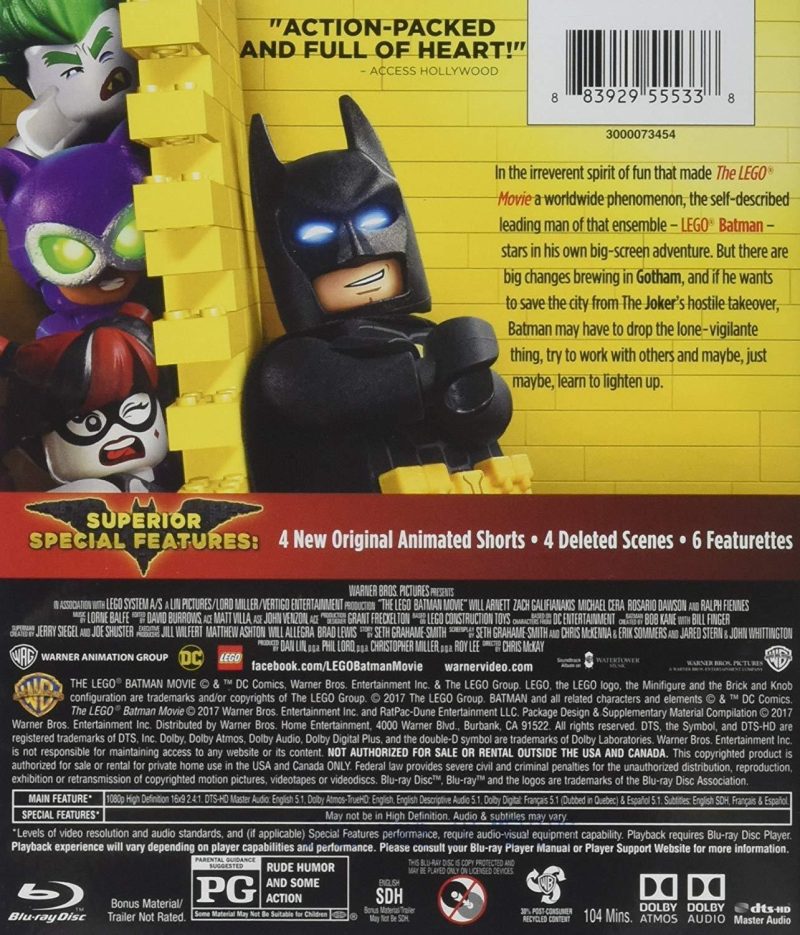 the lego batman movie on blu ray dvds blu ray discs blu ray discs 4758351577124