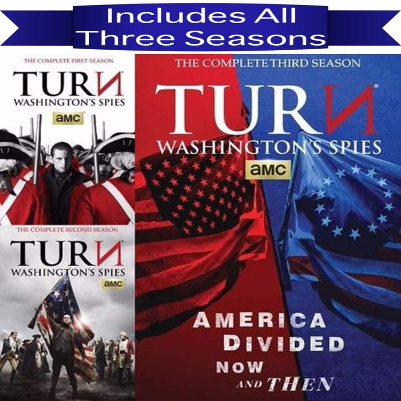 turn washington s spies season 1 3 dvd dvds blu ray discs dvds 013132647272 12122202505252