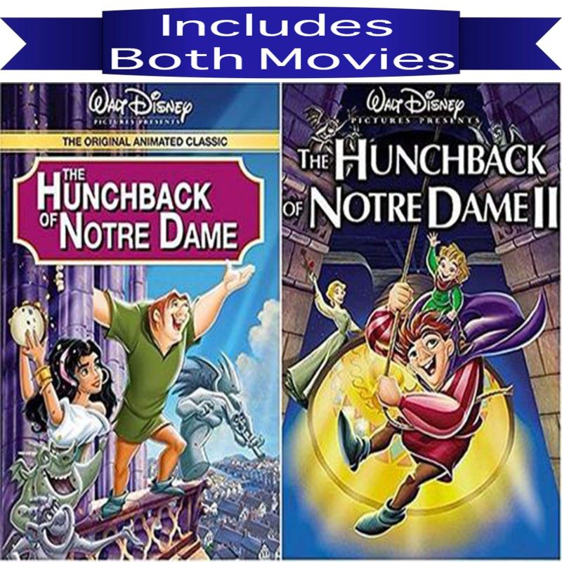 walt disney s the hunchback of notre dame 1 2 dvd set 2 movie collection dvds blu ray discs dvds 786936141450 12122292879396